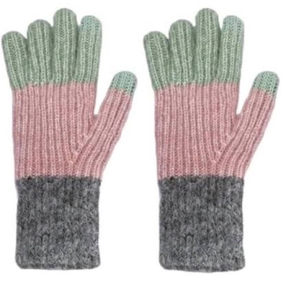 NWT A New Day pink and green touch screen compatible gloves - Picture 1 of 4